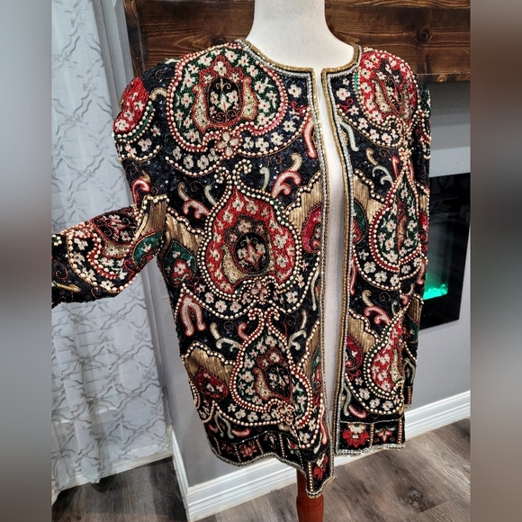 RICHILENE Embroidery Blazer Size 16 Great Condition - Picture 2 of 16